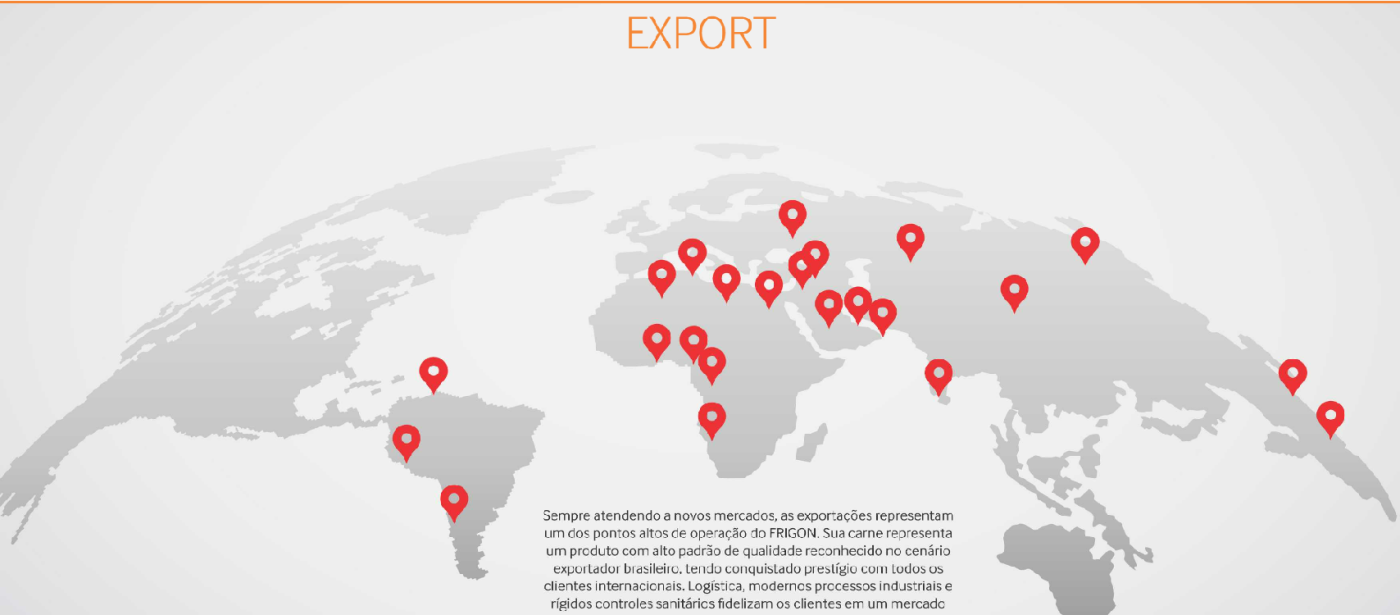 FRIGON -IRMAOS GONCALVES COMERCIO E INDUSTRIA LTDA EXPORT